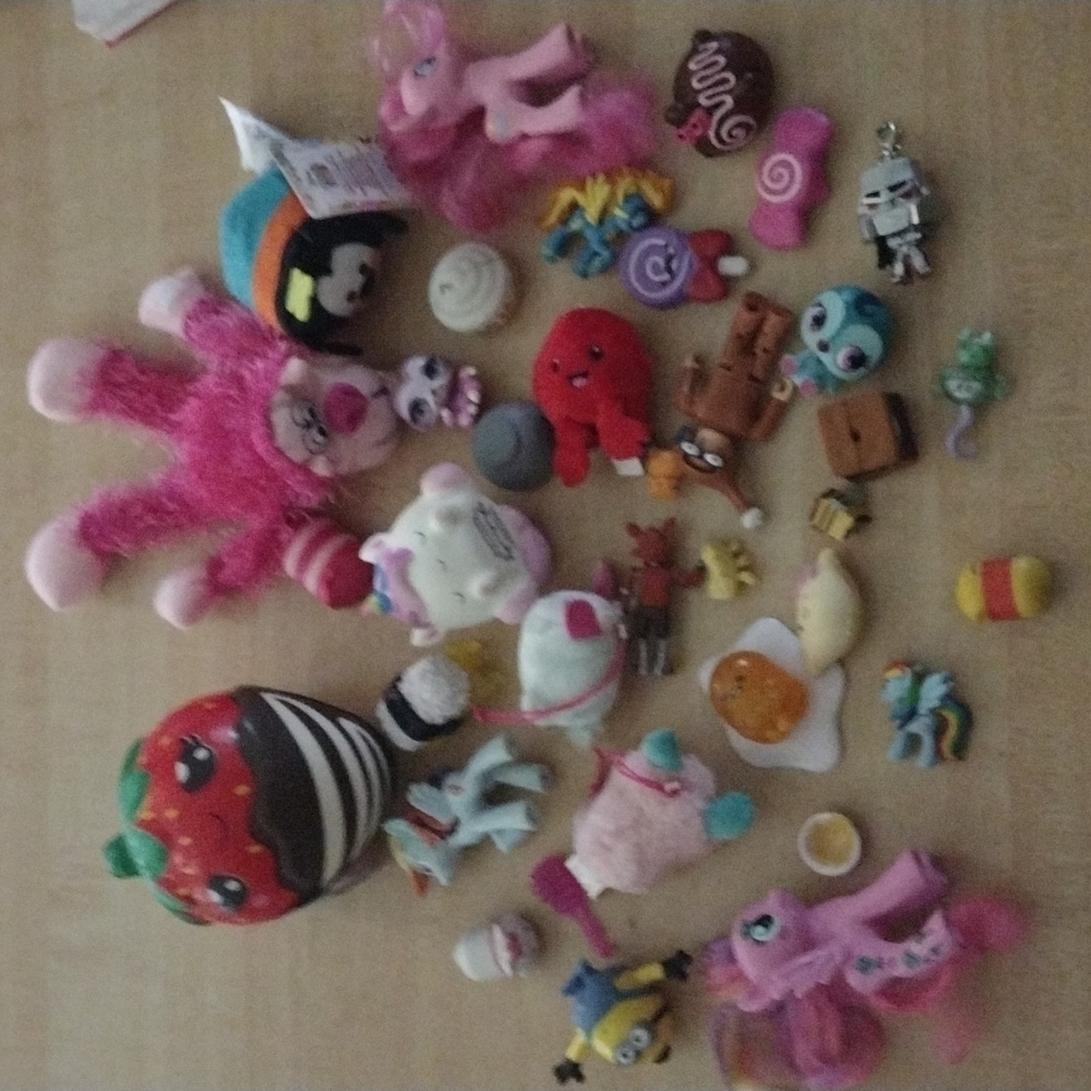 Lot of smushies, pony, lps, and more